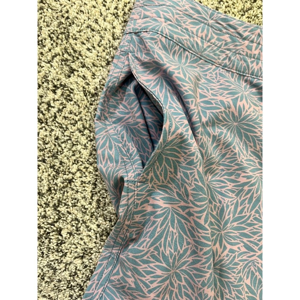 Faherty Mens Blue Pink Floral Sunburst Board Shorts Swim Trunks Size 40 - Picture 4 of 11